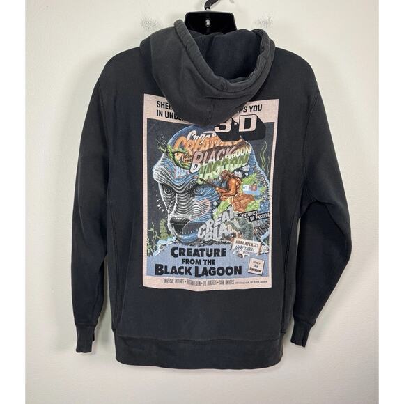 The Hundreds Tristan Eaton Hoodie Sweatshirt Creature from the Black Lagoon Sz M - Picture 2 of 8